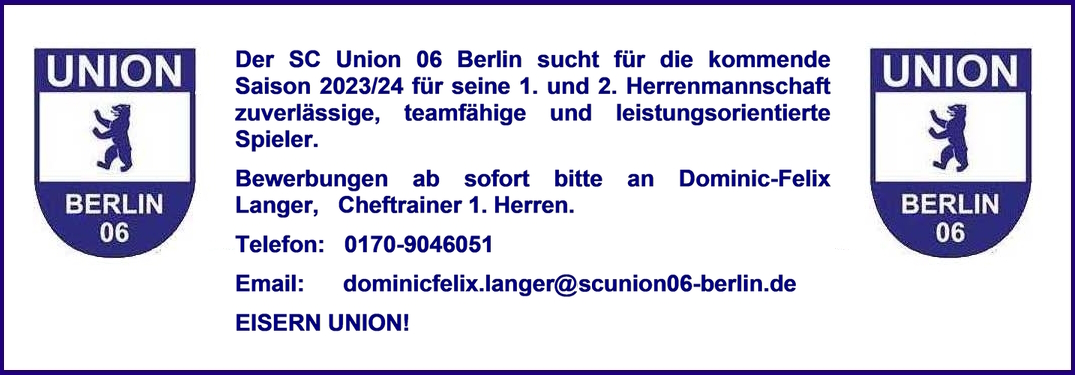 Spielersuche 2023 24